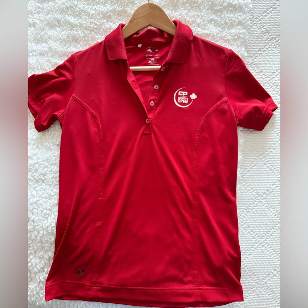 Adidas Red Pure Motion Polo